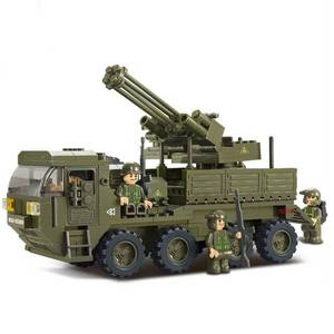 lot 7659 image: Sluban M38-B0302 Heavy Transporter Building Block Construction Set (306Piece)