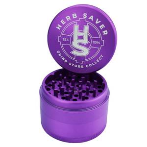 lot 7664 image: HerbSaver Aluminum Grinder 60mm (2.5 Inch) Matte Finish, Aircraft-Grade Metal, Razor Sharp Diamond Teeth, Magnetic Lid, Durable Aircraft Grade Material Herb Grinder