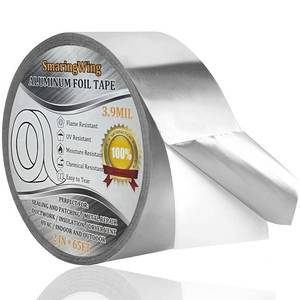 lot 7683 image: Aluminum Foil Duct Tape Heavy Duty Waterproof, Premium Silver Metal HVAC Heat Tapes (265Feet,3.9mil), High Temperature, Dryer Vent Insulation Tape for Ductwork, Ducting, Sealing, Patching, Furnace