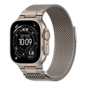 lot 7713 image: BXUXOHS Milanese Loop- Compatible with Apple Watch Ultra 3 2 1 Band for Men 49mm 46mm 45mm 44mm 42mm 41mm 40mm 38mm,Magnetic Mesh Metal Strap Wristband for iWatch SE 32 Series 1110987654 Ultra