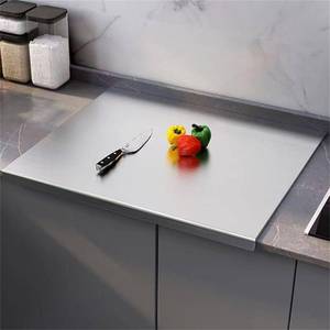 lot 7550 image: Stainless steel cutting board