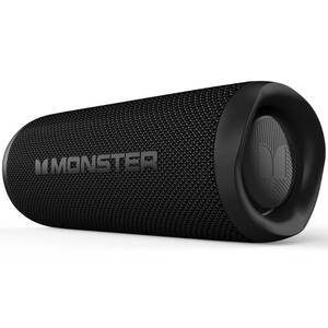 lot 7802 image: Monster Bluetooth Speaker, Wireless Portable Outdoor Bluetooth Speakers, 60W True Wireless Stereo IPX8 Waterproof, Dual PairingBluetooth 5.4 Built-in Mic, Black