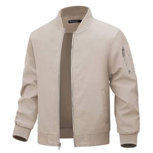 lot 7806 image: WULFUL Boys Bomber Jackets Kids Spring Fall Zip Up Varsity Windbreak Jackets 10-12