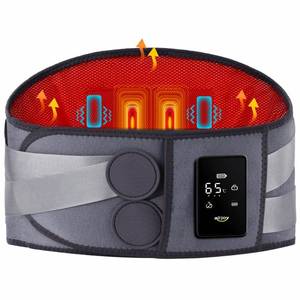 lot 7843 image: ALLJOY 67 Cordless Heating Pad for Back Pain Relief FSA Eligible HSA, Birthday Gifts for Women Men Mom Dad, Portable Lower Back Massager with 3 Heat 5 Vibration, Wireless Heating Pad for Cramps