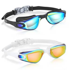 lot 7855 image: Aegend Swim Goggles for Kids Youth 3-14 Anti-Fog Anti-UV Comfort Fit Goggles for Swimming