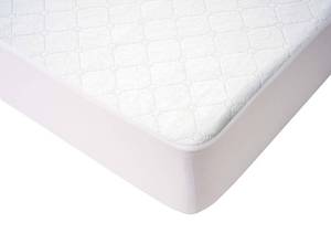 lot 7858 image: American Baby Company Waterproof Fitted Crib Mattress Protector 52 x 28 - Quilted, Noiseless, Ultra-Soft & Breathable Crib & Toddler Mattress Pad Cover