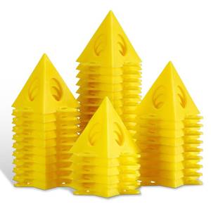 lot 7862 image: KATA Painters Pyramid Stands 36pcs Painting Pyramids Stands for Cabinet Doors Paint & Pouring - Mini Triangle Cone Paint Tripods for Canvas Risers Support - Art DIY Woodworking Tools Accessories