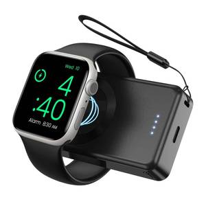 lot 7867 image: LVFAN Portable Charger for Apple Watch, 4000mAh iWatch Charger Power Bank Wireless Battery Pack Magnetic Travel Smartwatch Charger for Apple Watch Series 10 9 8 7 6 5 4 3 2 1 SE Ultra 2 Ultra (Black)