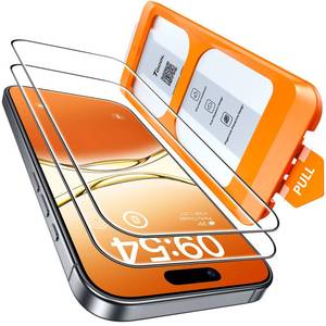 lot 7914 image: TOCOL for iPhone 17 Screen Protector 6.3 inch 9H Hardness Military Grade Shatterproof HD Tempered Glass for Full Coverage Protection