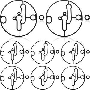 lot 7915 image: Zonon 8 Sets Bowl Gasket Compatible with Nikki 698781 Carburetor Troy-bilt Toro Lawn Mower Including 8 Pieces Float Bowl Gaskets 8 Pieces Seals O-Ring (Black)