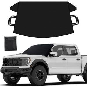 lot 7929 image: EcoNour Windshield Protector  Durable 600D Oxford Fabric  Waterproof Winter Car Cover for Pickup Truck, SUV & Mini Van  Essential Car Accessories  X-Large (74x43)