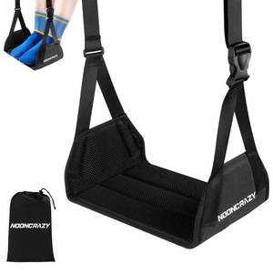 lot 7944 image: Airplane Foot Hammock, No Collapse Foot Rest for Plane Travel with Extended Adjustment Strap, Portable Desk Foot Hammock with Thickened Foam, Foot Sling Travel Essentials to Relax Your Feet