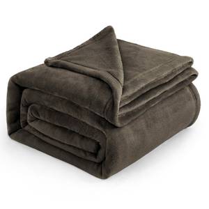 lot 8036 image: Bedsure GentleSoft Fleece Blankets Queen Size Brown - Bed Blanket Soft Lightweight Plush Fuzzy Cozy Luxury Microfiber, 90x90 inches