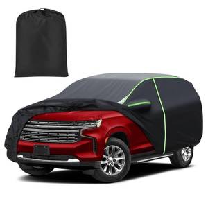 lot 8039 image: Mixsuper Liner Car Cover for Chevrolet Chevy Tahoe 2007-2026, 7 Layers Waterproof Car Cover Accessories for Tahoe with Zipper Door, Windproof Straps, Reflective Strips, Anti-UV, All Weather