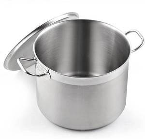lot 8040 image: Cooks Standard Stockpots Stainless Steel, 8 Quart Professional Grade Stock Pot with Lid, Silver