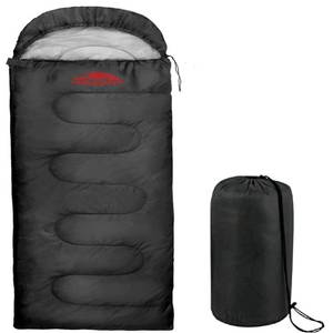 lot 8041 image: Cold Weather Sleeping Bag for Adults, Teens, Kids, Hooded Sleeping Bag with Compression Sack for Camping, Backpacking, Extreme Cold, Indoors or Outdoors
