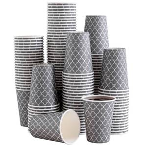 lot 8352 image: Lamosi Coffee Cups 12 oz 180 Pack, Disposable Paper Coffee Cups, Disposable Cups,12 oz Hot Cup,12oz Paper Insulated Cup for Cold Hot Drinks (No Lids)