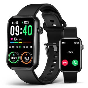 lot 8366 image: Smart Watch Fitness Tracker (AnswerMake Call), 247 Heart Rate Spo2 Blood Pressure Monitor Sleep Tracker, 114 Sports Modes Pedometer Calorie Step Tracker, Waterproof Activity Tracker for Women Men