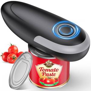 lot 8371 image: One Touch Electric Can Opener Fits All Can Sizes, Electric Can Openers for Kitchen Food Safe with Smooth Edge