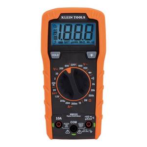lot 8423 image: Klein Tools MM325 Multimeter, Digital Manual-Ranging 600V ACDC Voltage Tester, Tests Batteries, Current, Resistance, Diodes, and Continuity