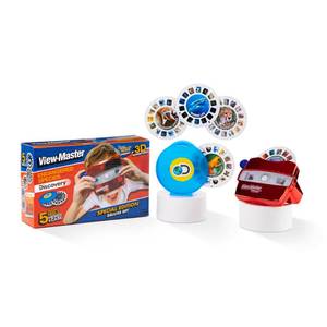 lot 8438 image: View Master Classic with Discovery Kids Reels - Metallic Viewfinder with 5 Reels Included - STEM, Retro, Nature Learning Toy for Kids and Adults, Toddlers, Ages 3