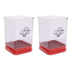 lot 8452 image: 2 PCS Tewodila Fruit Slicer Cup, Speed Cutter for Strawberry Banana Grape Egg, Stainless Steel Vegetable Cutting Kitchen Gadget, Kitchen Portable Slicing Tool