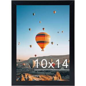 lot 8485 image: JCJMY 10x14 inch Picture Frame Black for 30 x 40cm Diamond Painting Art, Horizontal and Vertical Formats for Wall Hanging, 10 x 14 Wall Gallery Poster Photo Frame with Durable Shatter Resistant