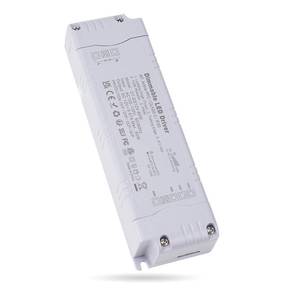 lot 8488 image: REYLAX 12V 80W Triac Dimmable LED Driver,100-130V AC to 12V DC Constant Voltage 6.67A Power Supply Transformer, No Flicker-Quiet Operation-Waterproof for Kitchen Cabinet Bedroom