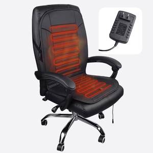 lot 8509 image: OLYDON Heated Seat Cushion with Pressure-Sensitive Switch and Overheat Protection Thermostat, with Power Adapter, Heating Pad for Office Chair, Home Etc.
