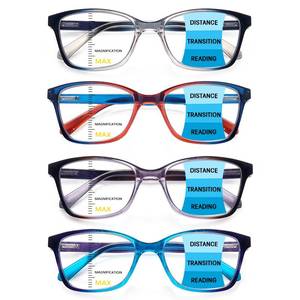 lot 8516 image: STASTEND 4 Pack Progressive Multifocus Reading Glasses for Women Men Spring Hinge Blue Light Blocking Readers (MIX, 2.75, x)