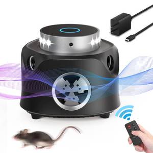 lot 8518 image: Ultrasonic Pest Repeller Plug in, Rodent Repellent Indoor Electronic Pest Control with Flashing Light, Mouse Deterrent, Pest Repellent Ultrasonic for Mice, Rat, Spiders, Roaches, Insects