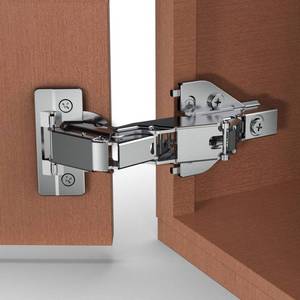 lot 8554 image: Chibery 2 Pack 165 Degree Lazy Susan Hinge, Face Frame, CLIP ON Plate for Easy Installation, Soft Close Multi-pivot Concealed hardware for Corner Kitchen Cabinet, Cupboard Folded, Folden Door, Closets