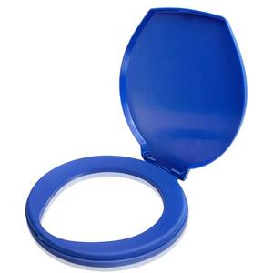 lot 8591 image: Portable Toilet Seat for 5 Gallon Bucket Emergency Outdoor Camping Snap on Luggable Loo Toilet Cover for Adults and Kids