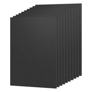 lot 8627 image: KAITELA Pack of 10 ABS Plastic Sheet 12 x 16 x 18 Thick (3mm) Black Rigid Thermoplastic Sheet, Moldable Plastic Panel for Crafts, DIY Projects - Textured & Smooth Finish