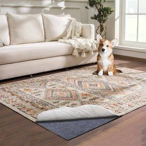 lot 8634 image: Waterproof Rug Pad, 4x6 ft Area Rug Non-Slip Carpet Pad, 14 Thick Non-Slip Rug Pads for All Floors and Finishes, Felt Pad for Hardwood Floors, Keeps Carpets in Place Soft and Safe
