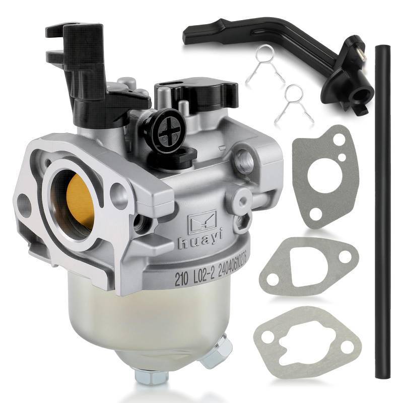lot 4390 image: Topkidame Huayi 20824011 Carburetor Carb Fit for LCT 136CC 208CC 7HP 6HP CMXX MAXX Gasoline Generator Engine Pressure Power Washer Ariens 986005 Mi-T-M LCT CM-2600-0MLB, Grey