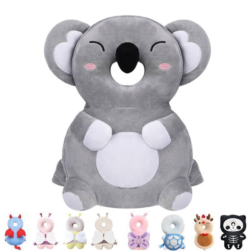 lot 6270 image: Baby Head Protector Backpack for Falling Crawling and Walking Toddler Essentials Harness Infant Koala Toys Helmets Baby Christmas Gifts Essentials Must Have Stuff Items for 0.5-2 Years
