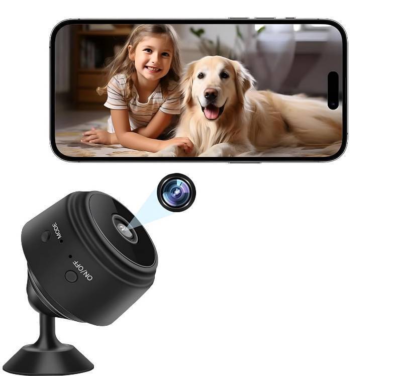 lot 6095 image: Hidden Camera,2K Mini Camera,Nanny Cam Hidden Camera,WiFi Spy Camera with Night Vision & Motion Detection,Wireless Indoor Security Camera for PetBabyNanny