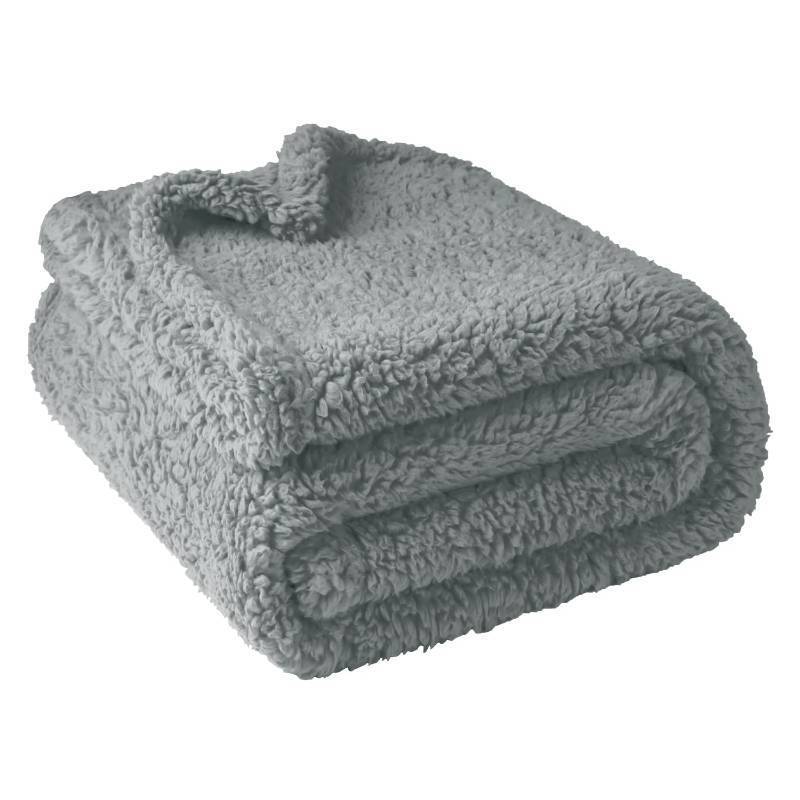 lot 6104 image: furrybaby Dog Blanket Soft Dog Blankets for Large Dogs Puppy Essentials Washable Sherpa Fleece Cat Blanket 40x47 Inches for Bed Furniture Couch Sofa (Large, Grey)
