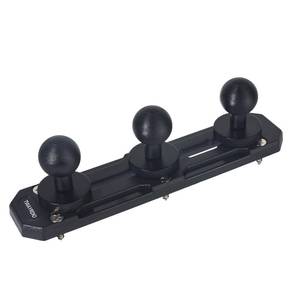 lot 8665 image: TWAYRDIO Dash Track Mount with 3pcs 1 Track Ball Compatible with RAM Mounts Double Socket Arm for Phones, Small Tablets, GPS Units, Radios, Cameras