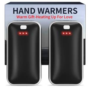 lot 8689 image: Lerat Hand Warmers Rechargeable, 2 Pack Electric Hand Warmer, Reusable Portable Pocket Heater USB Handwarmers, Gifts for Men, Women, Indoor, Outdoor, Hiking, Skiing, Camping, Hunting Accessories