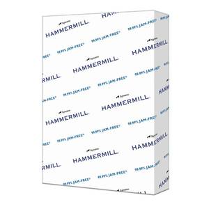 lot 8716 image: Hammermill A4 Paper, 20 lb Copy Paper (210mm x 297mm) - 1 Ream (500 Sheets) - 92 Bright, Made in the USA