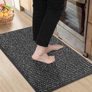 lot 8765 image: BEQHAUSE Kitchen Rugs 20x32, Non-Slip Kitchen Mats for Floor, Super Absorbent and Stain Resistant Kitchen Rugs, Machine Washable Rugs for Kitchen, Hallway, Laundry & Sink, Charcoal