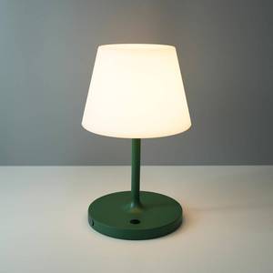 lot 8782 image: WEILAILUX Outdoor Battery Operated Table Lamp Waterproof, 4000mAh Cordless Table Lamp Rechargeable, Touch Dimmable Desk Lamp, LED Night Light for Patio Camping Restaurant Home, H9.6in, Green
