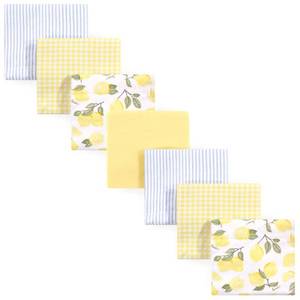 lot 8788 image: Hudson Baby Unisex Baby Cotton Flannel Receiving Blankets Bundle, Lemons, One Size