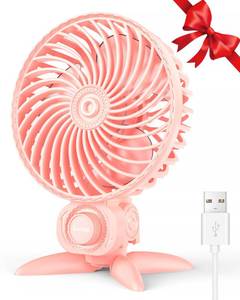 lot 8795 image: AaoLin USB Small Fan, Desk Fans with CVT Variable Speeds, Strong Cooling Airflow, Quiet Portable, Desktop Mini Personal Fan for Room, Home,Office, Bedroom-USB Powered