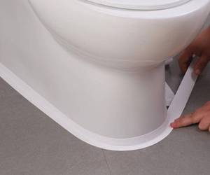 lot 8821 image: 2 Rolls Caulk Tape Self Adhesive, Bathroom Waterproof White Caulking Sealant Strip Peel & Stick Wallpaper Floor Tile Toilet Tub Sink Backsplash Kitchen Wall Decor, Easier to Use Than Silicone Caulk