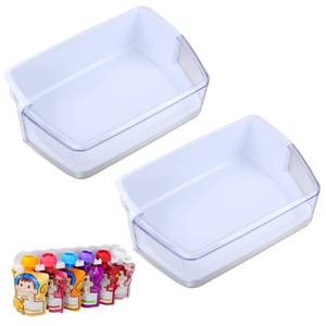 lot 8836 image: Upgraded 2 pack DA97-08406ABC Refrigerator Door Bin Shelf Replacement for samsung RF4287RF4289 Right Side Door, Replace AP4578480, 2051375, PS4175803, EAP4175803, DA63-05392BA, DA63-05391