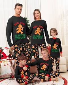 lot 8811 image: RNXRBB Christmas Pajamas Gingerbread Man Small