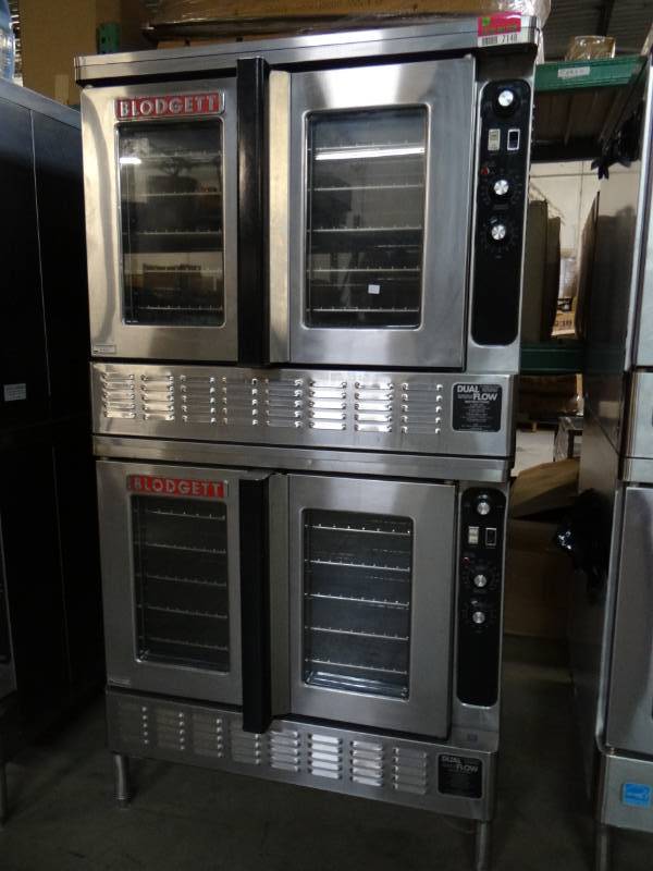 lot 7148 image: Blodgett Gas Double Stack Ovens